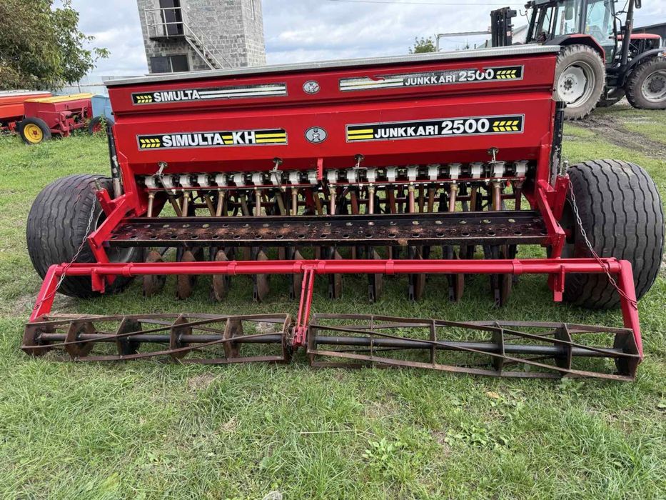 Сівалка зернова дискова причіпна 2.5м SIMULTA JUNKKARI 2500 Каток (сз)