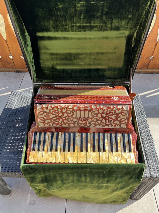 Akordeon Hohner Morino musette 5555  imperator 120 unikat