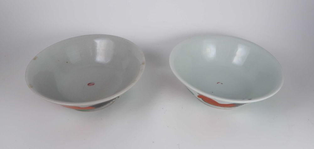 2 taças da China - Galos