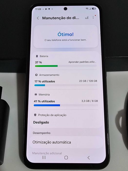Samsung A54 5g.  Muito bom.