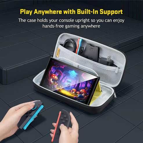 Twarde Etui JEMDO na Nintendo Switch 2 Mecha Design – Białe