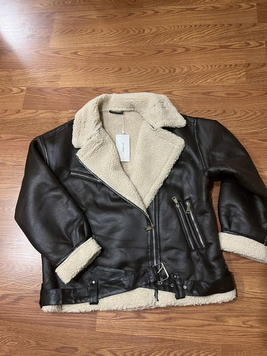 Продам дублянку, коричневу, штучне хутро