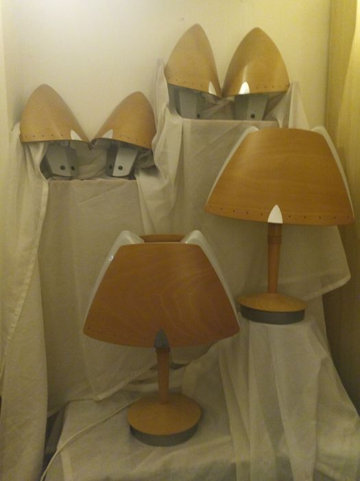 Unikat!  Oferuję komplet 4 lamp kultowej serii "Harmonie"marki Lucid,