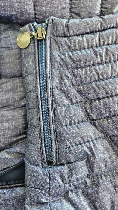 Lekka wiosenna kurtka niebieska