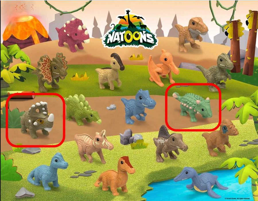 Kinder Natoons Dinozaury