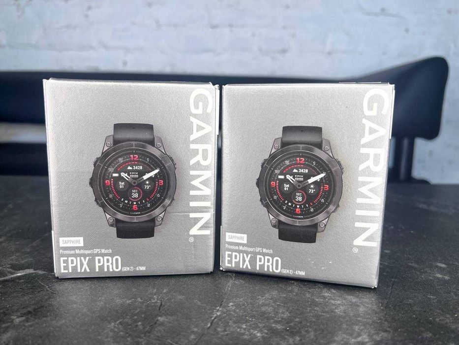 Garmin Epix Pro Gen 2 Sapphire 47mm Carbon G. DLC Tit. with Black Band  (010-02803-10/11/54)