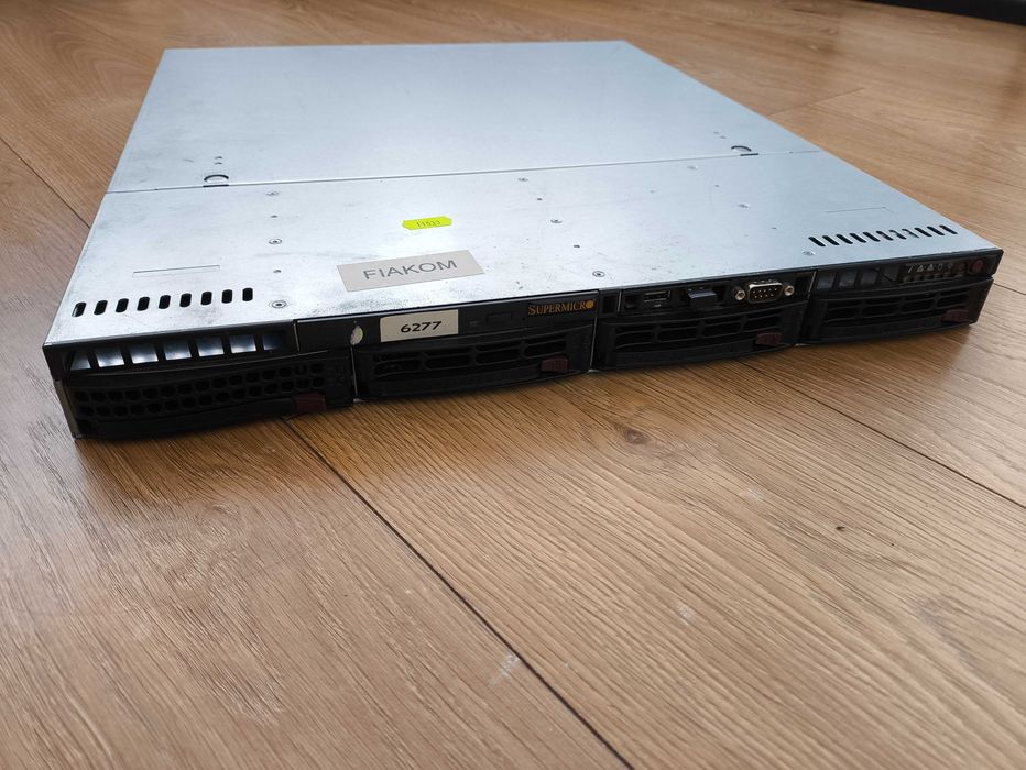 Serwer Supermicro 1U 2x Intel Xeon E5606 16GB RAM SSD 240GB