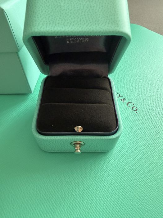 Коробка Тиффани Tiffany під обручальні парні каблучки