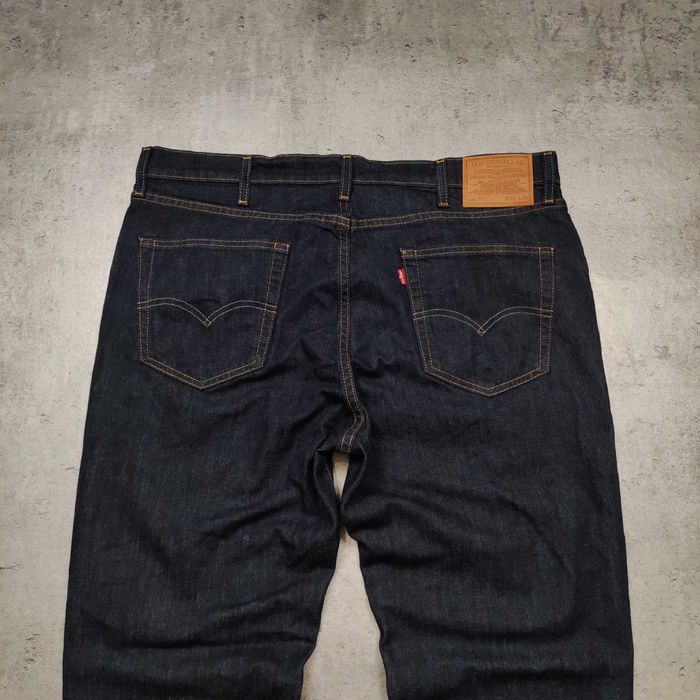 MĘSKIE Spodnie Proste Levis 511 Classic Granatowe PREMIUM Strong Logo