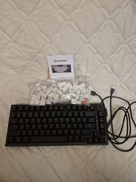 Клавиатура игровая GAMEPRO MK160B +подарок( мышка HATOR PULSAR2)