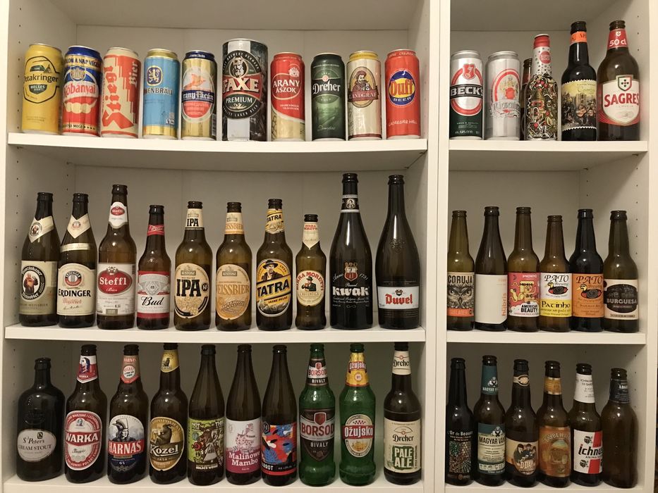 Garrafas e Latas de Colecção