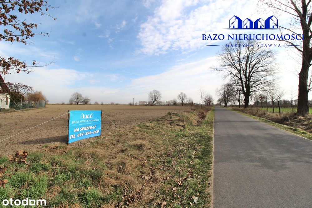 Działka budowlana z WZ | media przy działce | Wyskoć, gm. Kościan