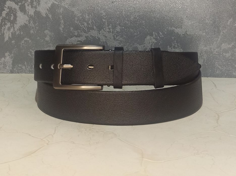 Мужской  ремень  кожаный  удлиненный чоловічий ремінь-пояс батал