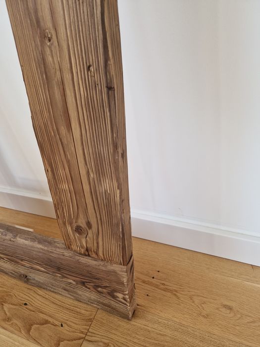 Rama do lustra 112x60 grubosc 3cm Vintage stare belki drewno