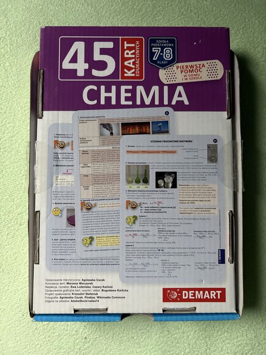 Karty do nauki - chemia