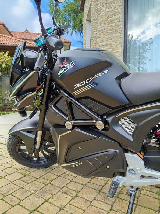 Електробайк PYTHON 2800Wt Права не треба Электро мотоцикл 2800W Black