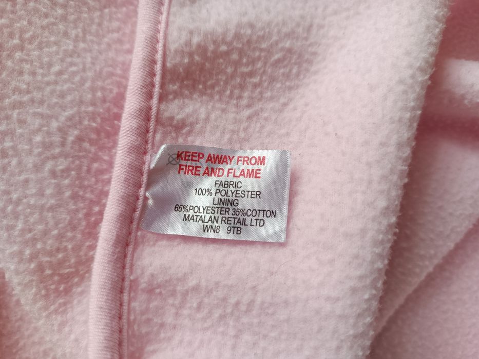 Kocyk polarowy z motylkiem