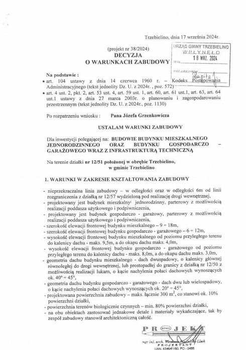 Trzebielino działki 3038 m² do 3600 m² okazja - Widok 4