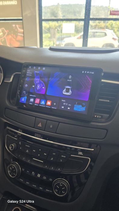 Rádio Android 14 com GPS Peugeot 508 (Artigo Novo)