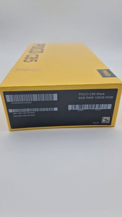 NOWY POCO C85 6Gb/128Gb czarny od Halogsm Widzew