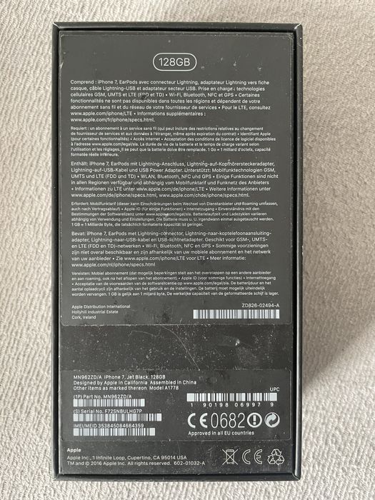 Pudełka Kartoniki iPhone 7/8 i jeden SE