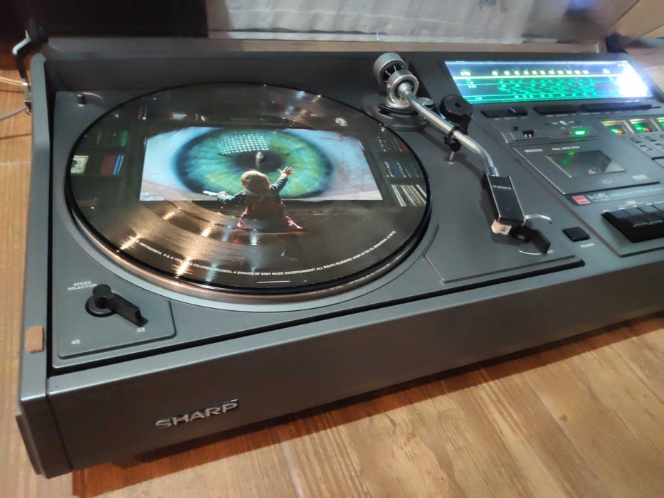 Aparelhagem SHARP SG-450H receiver giradiscos antiga vintage