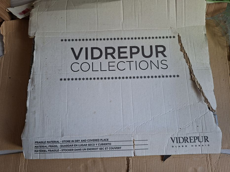 Pastilhas vidrepur niebla gris