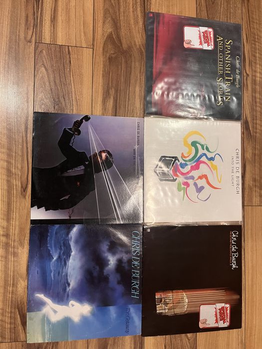 Varios discos vinil, antigos
