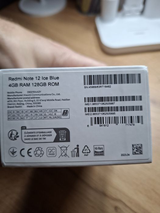 Продам Redmi Note 12 ice blue