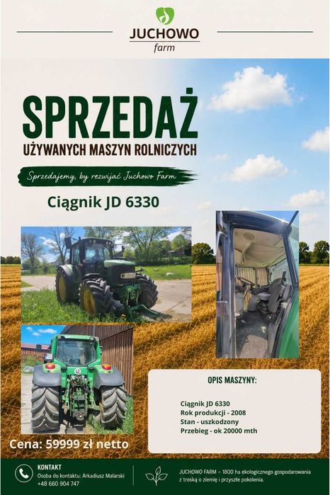 Ciągnik John Deere 6330