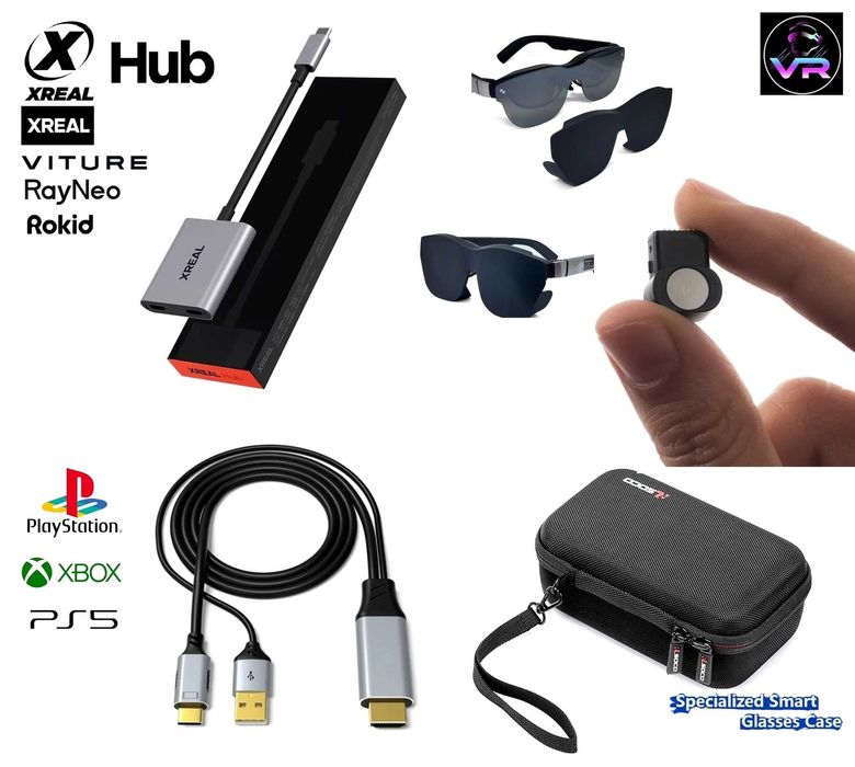 Акція! RayNeo Air 4 Pro + Xreal Hub (Samsung, iPhone, Deck)