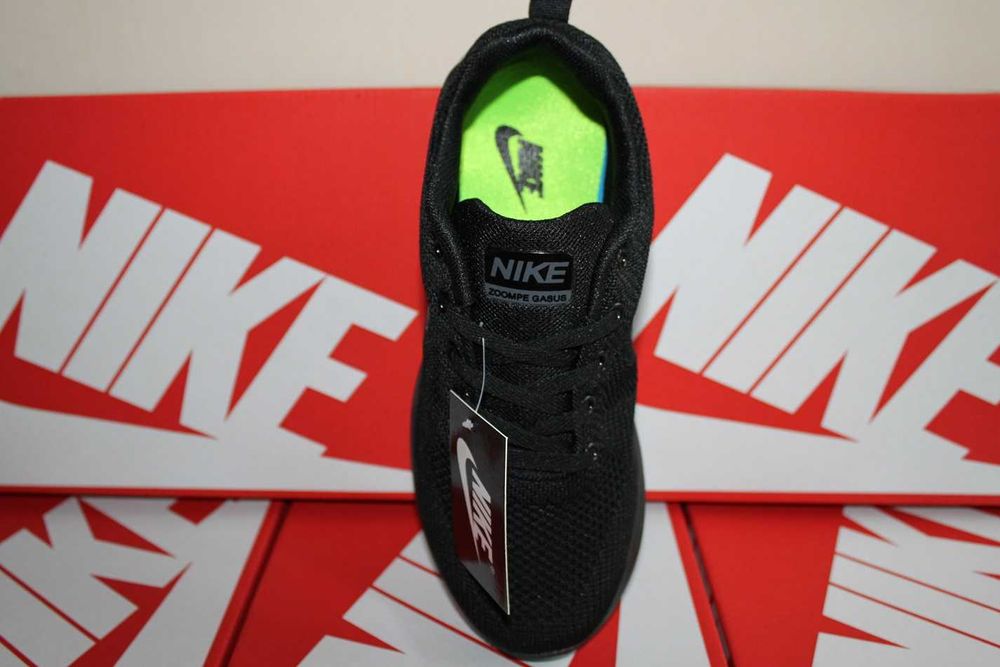 Nike - черные кроссовки - кеды - кросівки сетка .(код:9787-2чер)