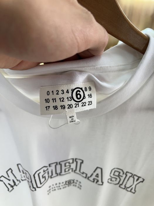 Футболка Maison Margiela MM6 White Logo 6