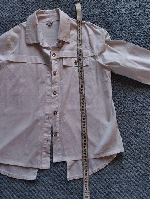 Шкільна сорочка з довгим рукавом