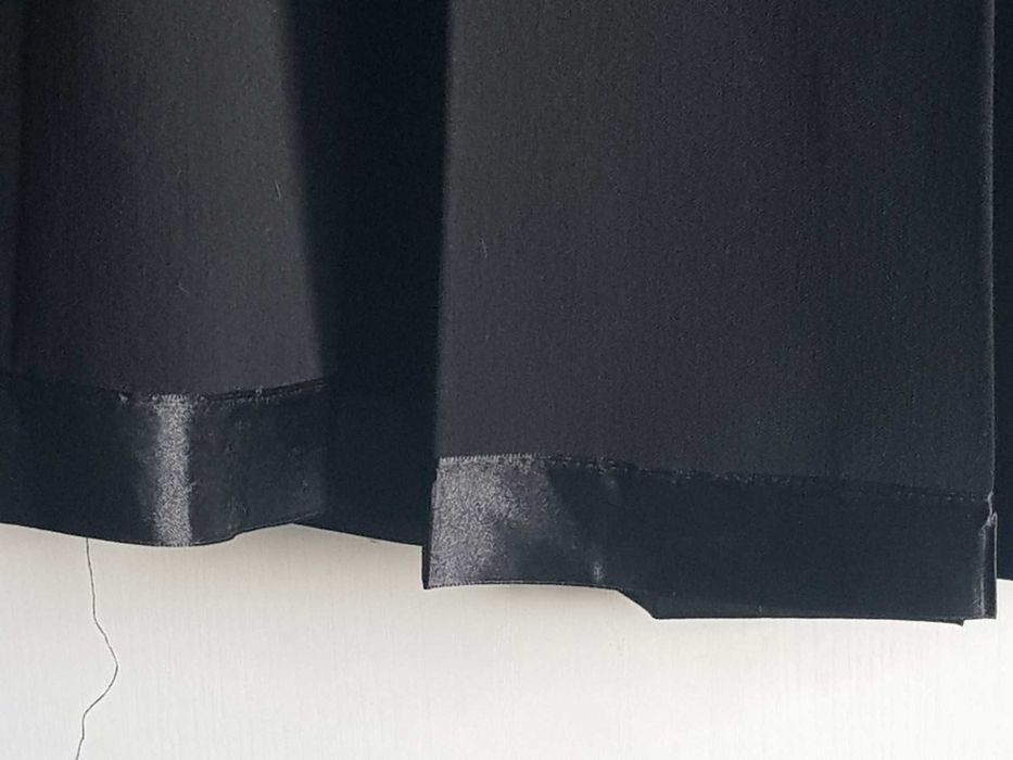 Czarna garsonka - żakiet ze spódnicą kostium damski 36