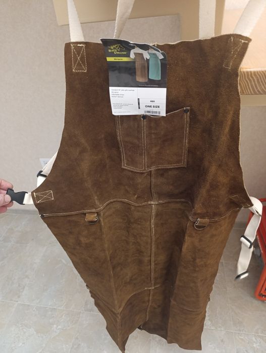 Фартук сварщика спилковый