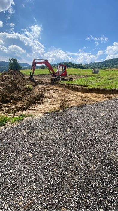 Usługi koparką prace ziemne wywrotka koparka minikoparka  utwardzenia terenu