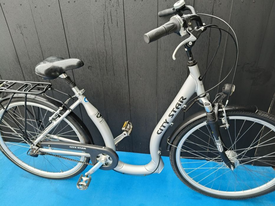 Rower damski Alu City Star 28cali Alu Niska rama Sram s7