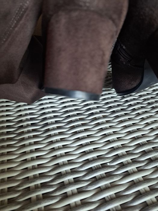 Kozaki za kolano muszkieterki 36 H&M czekoladowe