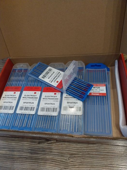 Elektrody wolframowe 2,4 czerwone
