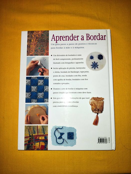 Livro Aprender a Bordar como novo