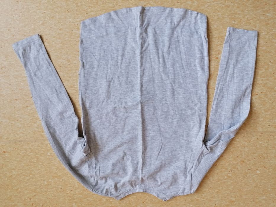 Szara bluzeczka Bóboli "Sweet Moments" 152 cm, długi rękaw dziewczęca