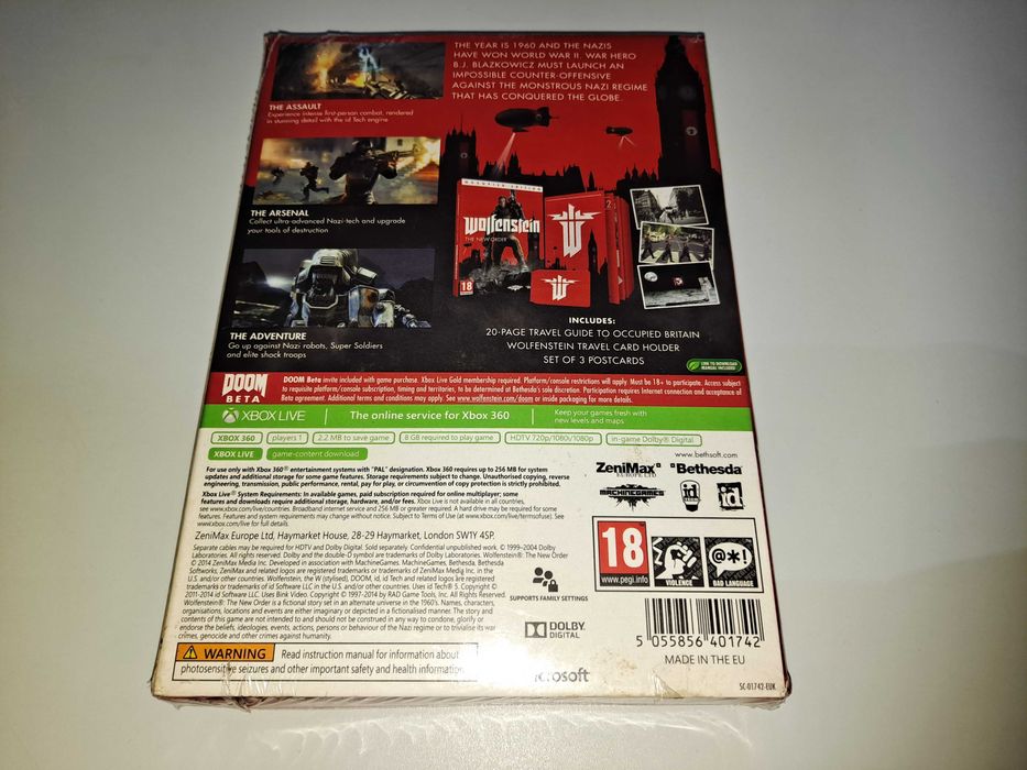 Wolfenstein The New Order Occupied Edition [Nowa] Xbox 360