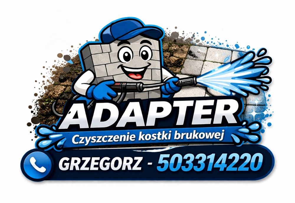 mycie kostki brukowej i płotów betonowych
