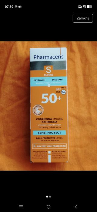 Pharmaceris S spf 50 Sensi Protect krem