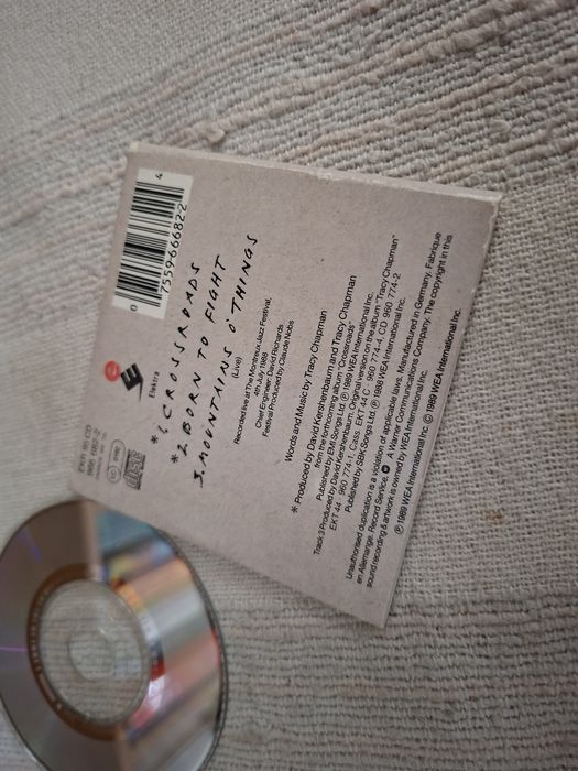 Mini disc cd single de Tracy Chapman