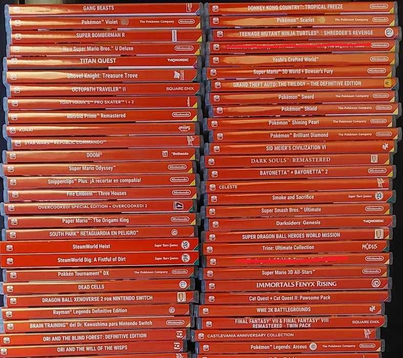 Jogos Nintendo Switch em Caixa Original