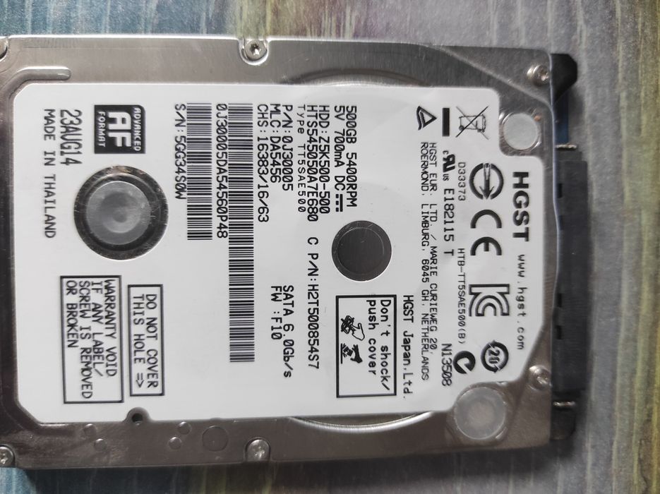 Диск HDD 500,320 GB