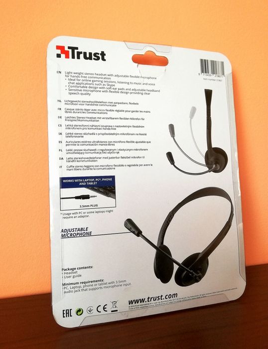 NOWY zestaw słuchawkowy