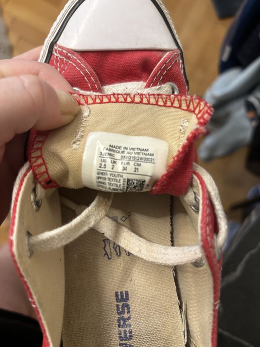 Trampki Converse rozmiar 34